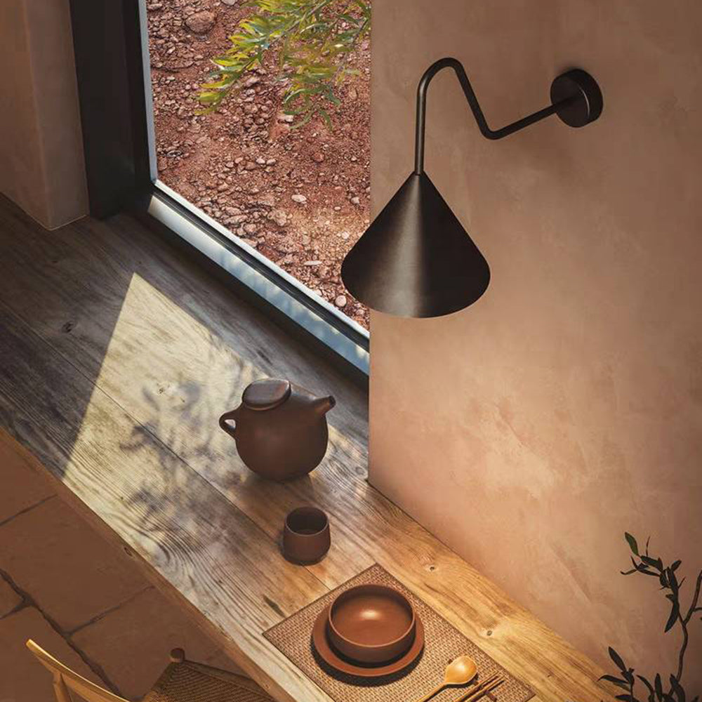 Arisha Vintage Design LED Außenwandleuchte Gold/Schwarz Flur/Garten Metall 3 Größen 24/28/41cm