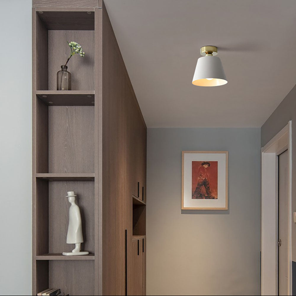 Arisha Modern LEDDeckenleuchte Schwarz/Weiß Metall Esszimmer