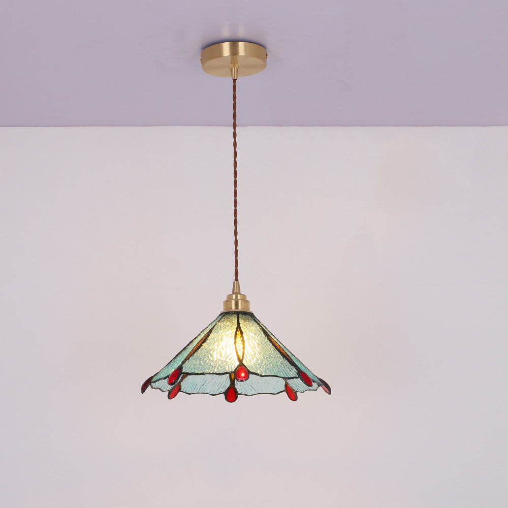 Arisha Vintage Pendelleuchte Metall/Glas Schlafzimmer/Wohnzimmer/Flur