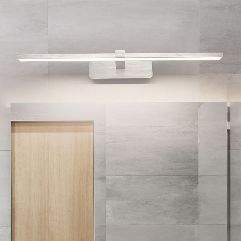 Arisha Modern Linear LED Spiegelfront Wandleuchte Silber Badezimmer Acryl&Metall