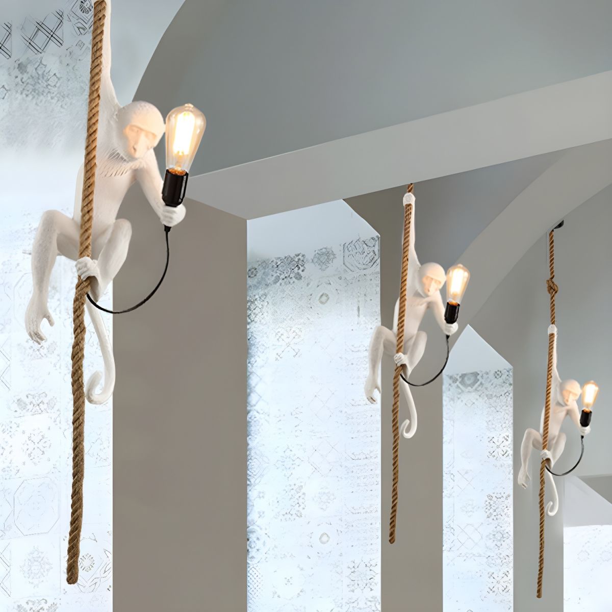 Silva Retro LED Pendelleuchte Harz Wohnzimmer Esszimmer Schlafzimmer