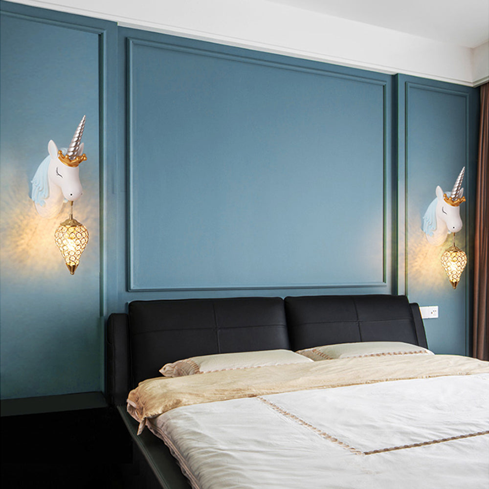 Aria Wandlecuhte Einhorn Rosa & Blau Kinderzimmer