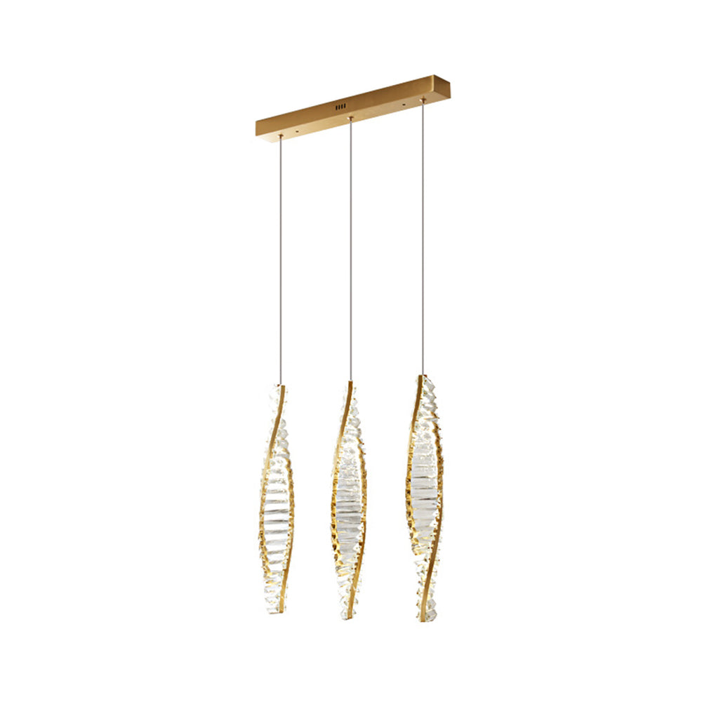 Kristy Moderne LED Pendelleuchte Schlafzimmer/Wohnzimmer Kristall