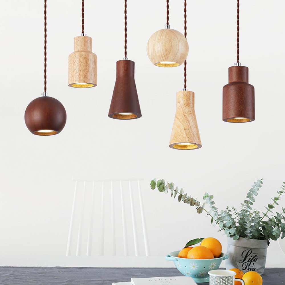 Muto Cottage Install LED Pendelleuchte Holz Küche/Schlafzimmer