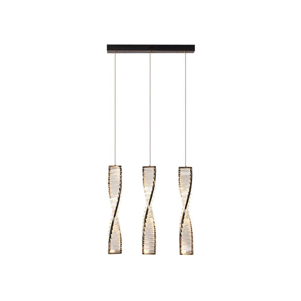 Kristy Moderne LED Pendelleuchte Schlafzimmer/Wohnzimmer Kristall