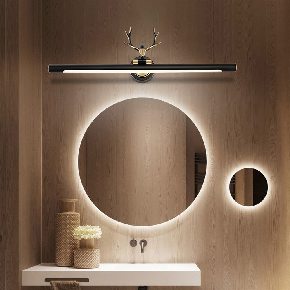 Arisha Dekorative Wandleuchte, Schwarz/Gold, Metall/Acryl, Schlafzimmer