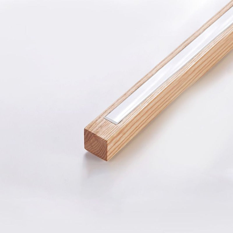 Muto Linear Stehlampe Holz/Walnuss Wohn/Schlafzimmer Holz