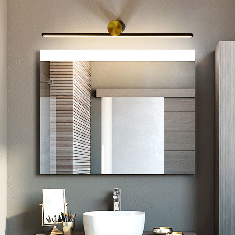Arisha Modern Metal Linear Wandleuchte Schwarz/Weiß Wohnzimmer