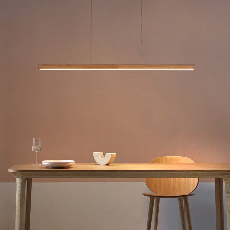 Xylo Designer Pendelleuchte in Stabform aus Holz