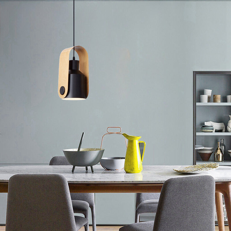 Valentina Modern LED Pendelleuchte Schwarz Metall Schlaf Wohnzimmer