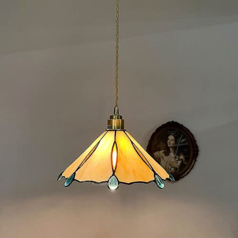 Arisha Vintage Pendelleuchte Metall/Glas Schlafzimmer/Wohnzimmer/Flur