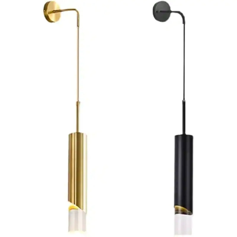 Arisha Minimalistische LED Wandleuchte Gold/Schwarz Schlafzimmer