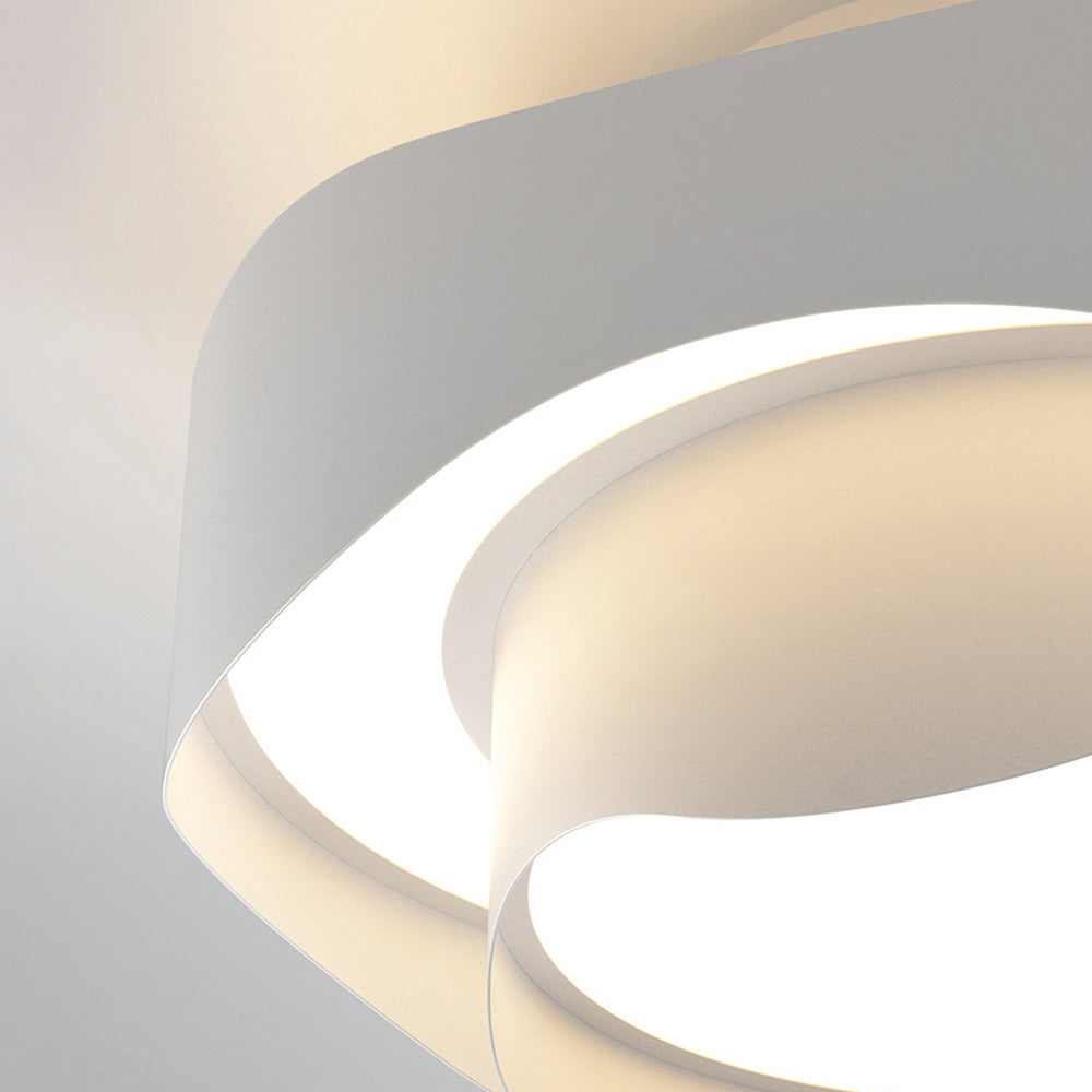 Arisha Design LED Pendel/Denkenleuchte Weiß Plissee Geometrisch Küche/Wohnzimmer
