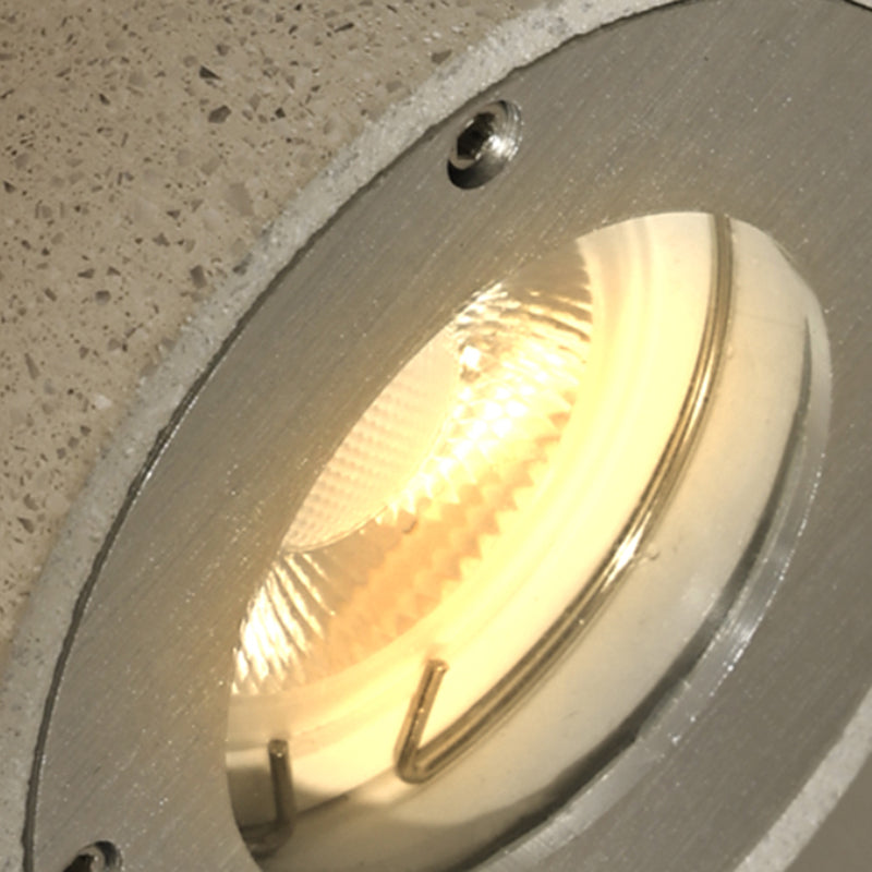 Ray Modern LED Außenwandleuchte Schwarz/Weiß Bad/Treppenhaus/Flur/Balkon/Garten Zement&Acryl