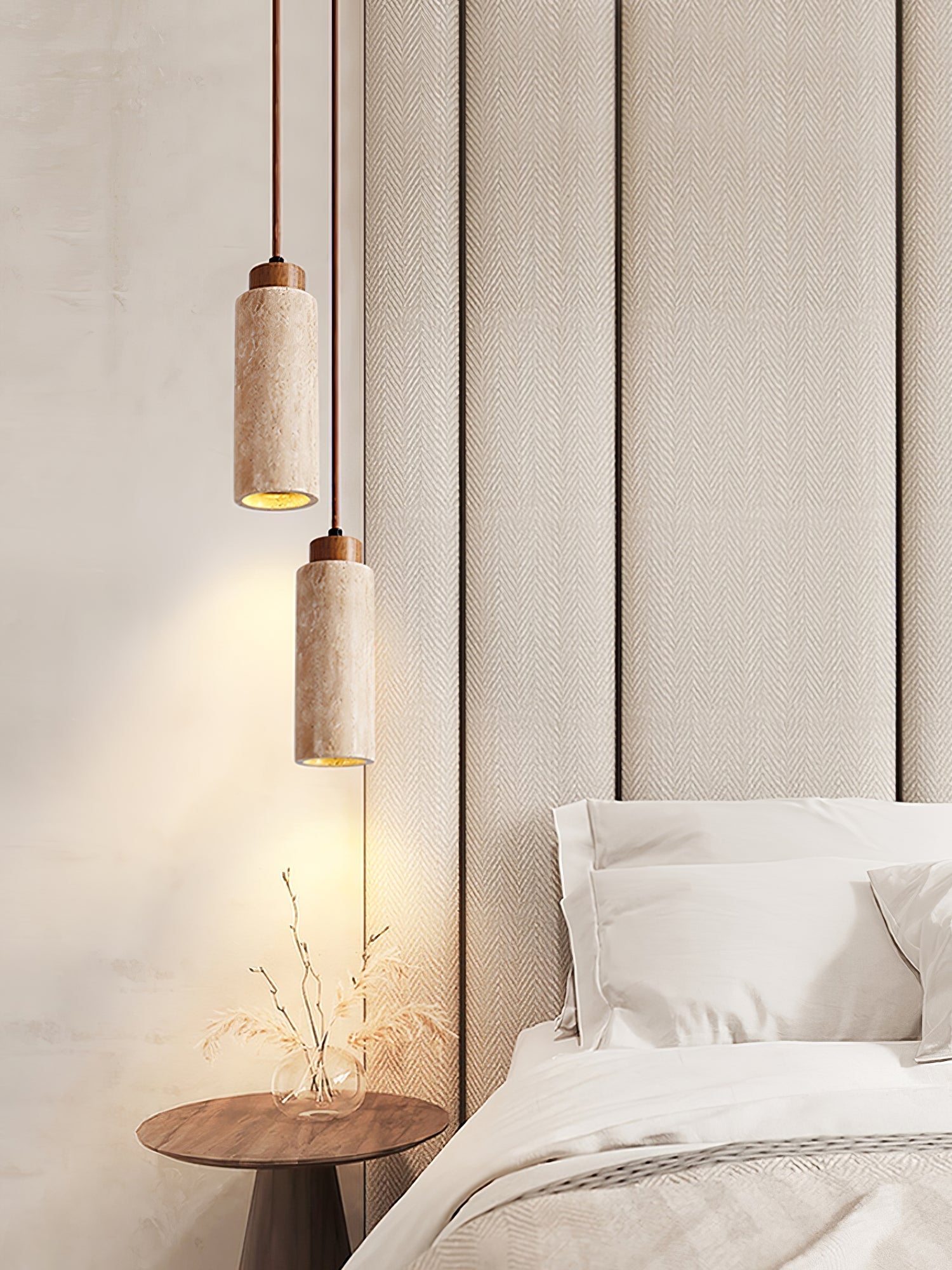 Avloris Travertin-Pendelleuchte-Letslighting