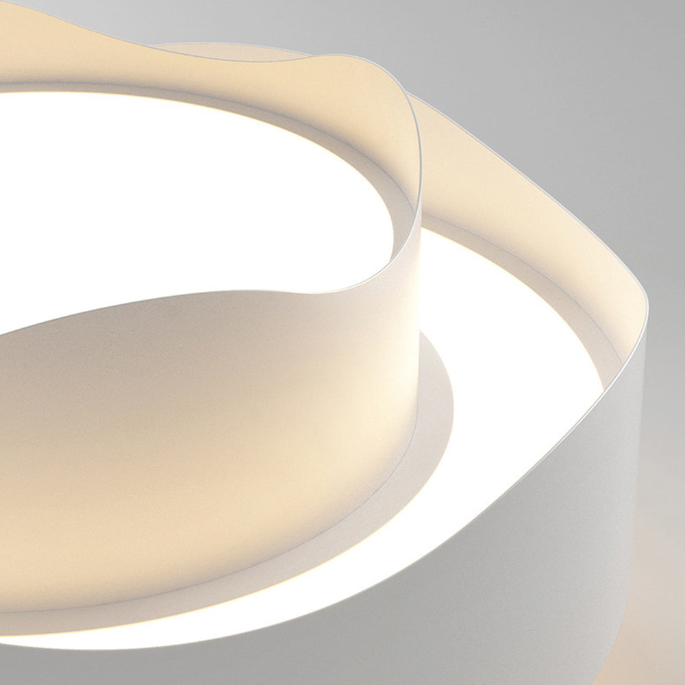 Arisha Design LED Pendel/Denkenleuchte Weiß Plissee Geometrisch Küche/Wohnzimmer