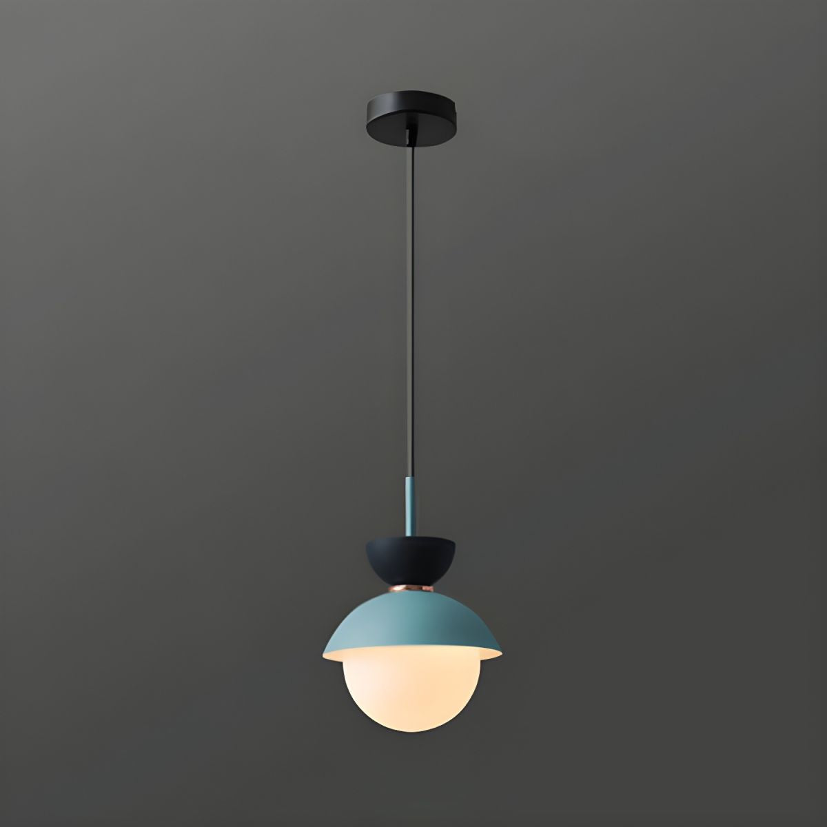 Arisha Nodic Pendelleuchte Weiß/Blau Schlafzimmer/Wohnzimmer