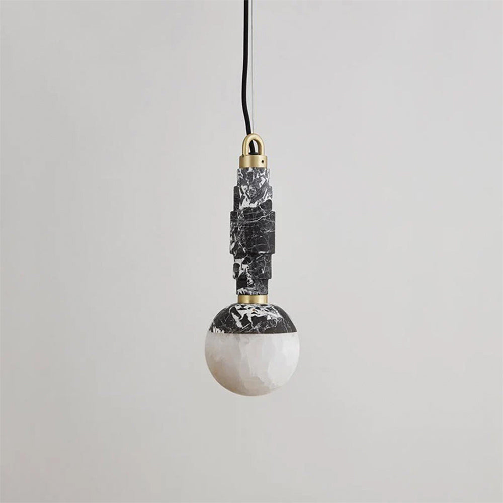 Vevinir Marmor Alabaster Pendelleuchte-Letslighting