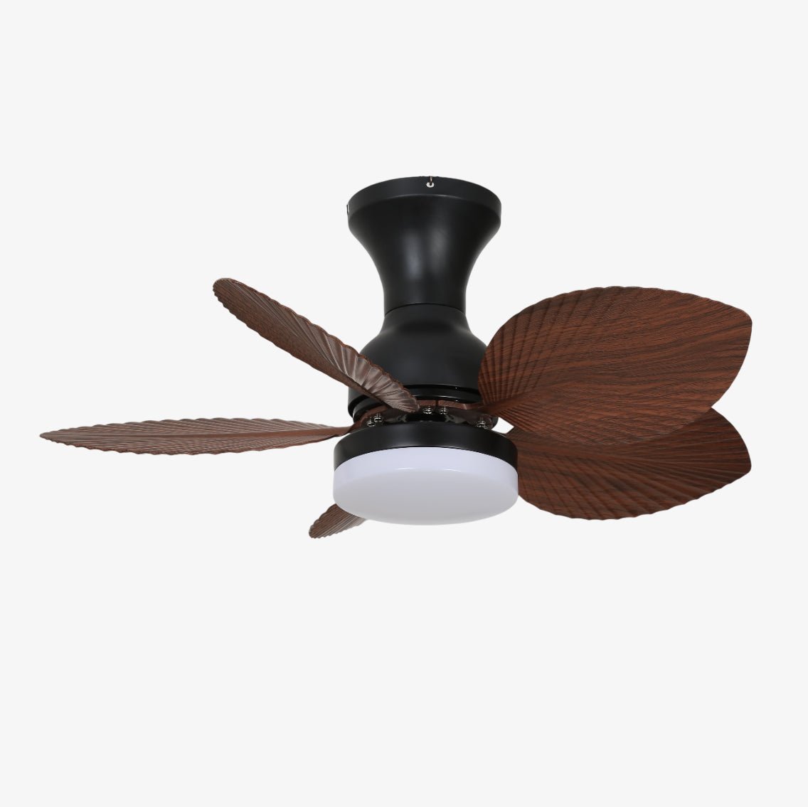 Florence Vintage Holz-Deckenventilator mit Beleuchtung und LED-Lichtquelle