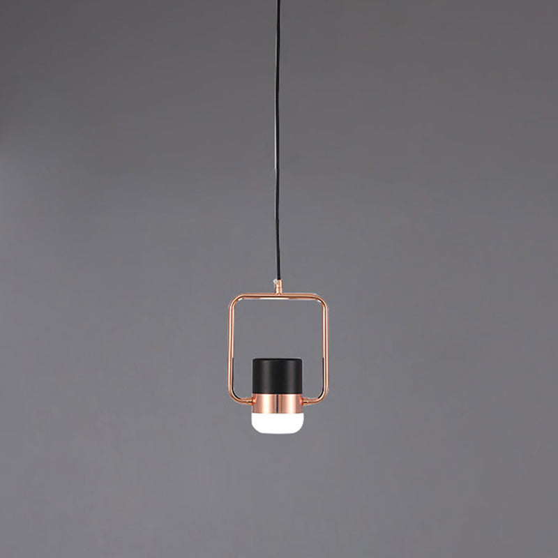 Kristy Modern LED Pendelleuchte Schwarz/Weiß Ess/Wohnzimmer Metall