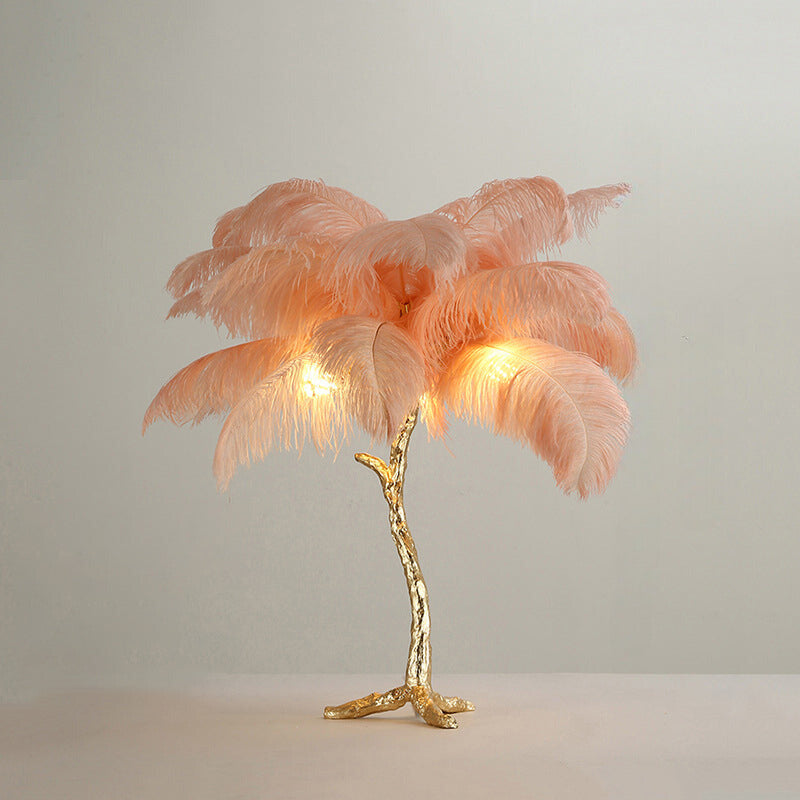 O'Moore Modern Mehrfarbig LED Stehlampe Feder Esszimmer/Wohnzimmer