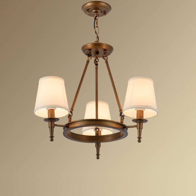 Silva Vintage LED Kronleuchter Schwarz Schlaf/Wohnzimmer Metall