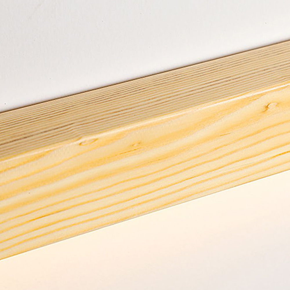 Muto Minimalistische LED Innenwandleuchte Holz Schlafzimmer Esszimmer