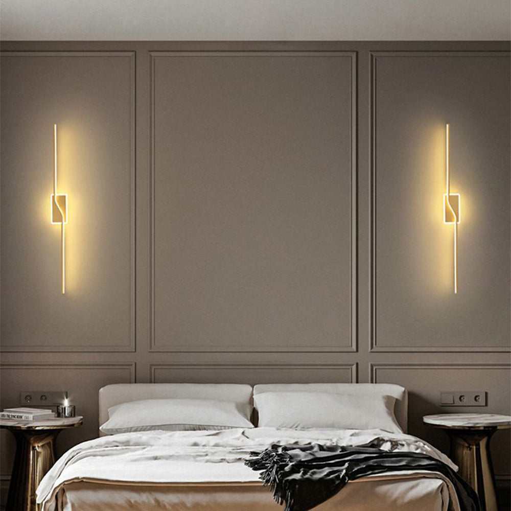 Arisha Minimalistische LED Wandleuchte Gold Schlafzimmer/Esszimmer/Badezimmer