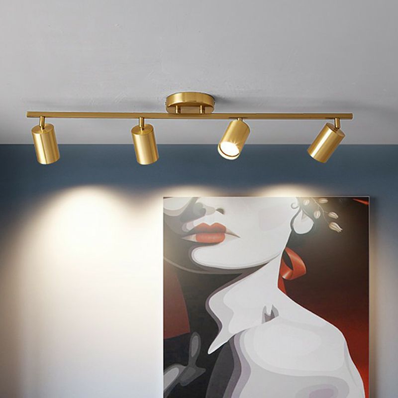 Arisha Modern LED Deckenleuchte Schwarz/Weiß/Gold Schlaf/Wohnzimmer Flur Metall 3/4/5/6 Kopf