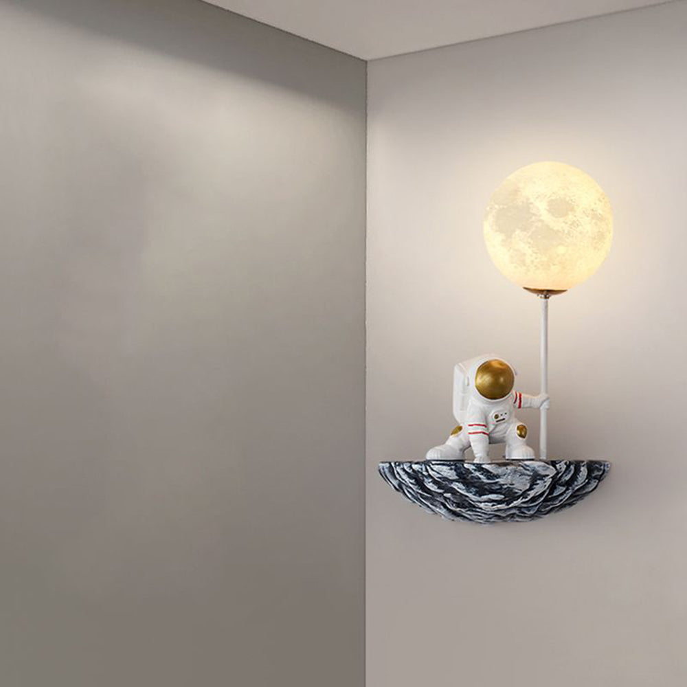 Aria Moderne LED Wandleuchte Weiß Schlafzimmer/Kinderzimmer Glas