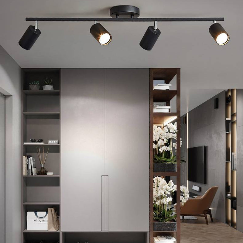Arisha Modern LED Deckenleuchte Schwarz/Weiß/Gold Schlaf/Wohnzimmer Flur Metall 3/4/5/6 Kopf