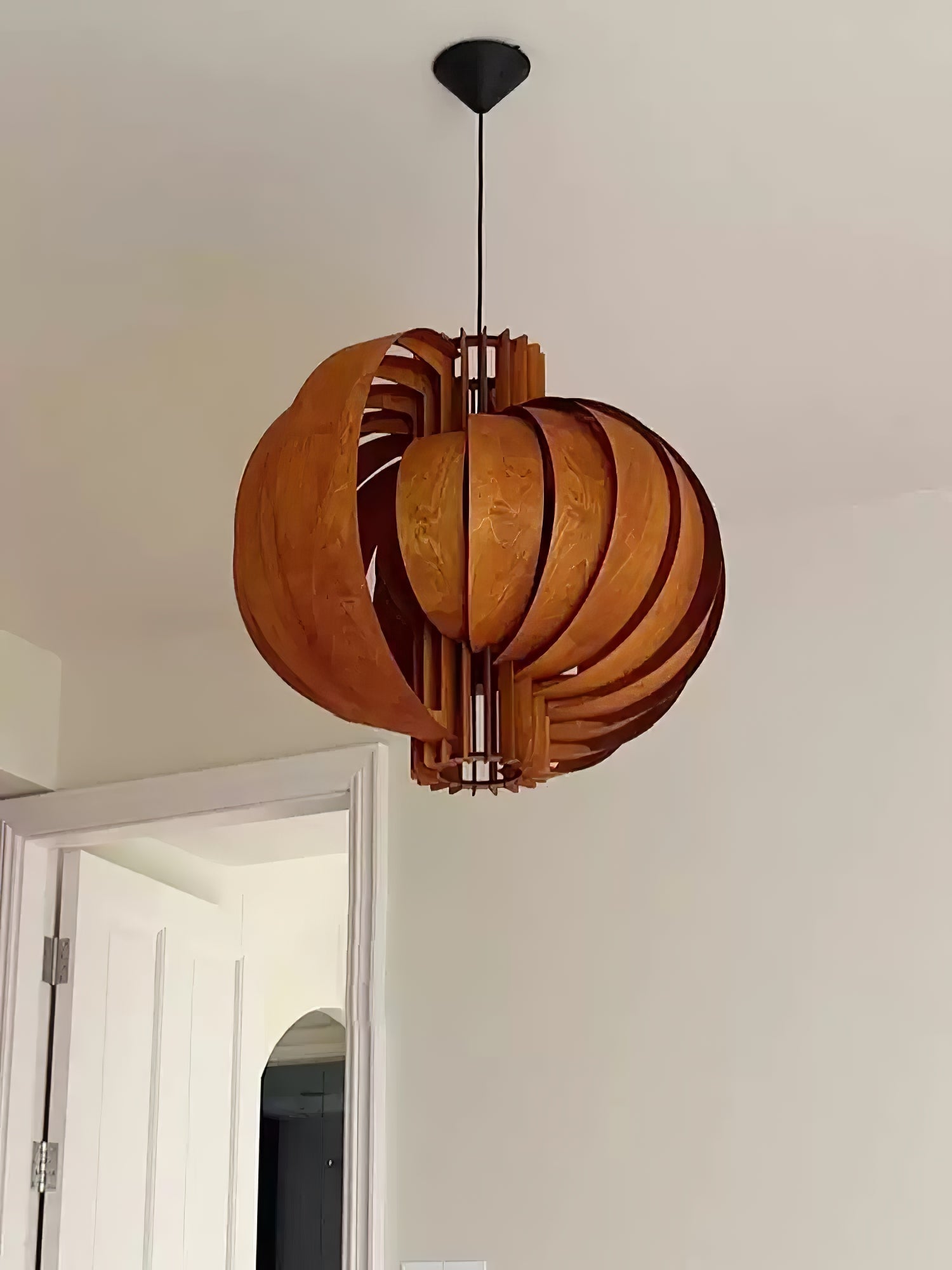 Ivraeus Premium Eleganz Ring Holz Pendelleuchte-Letslighting