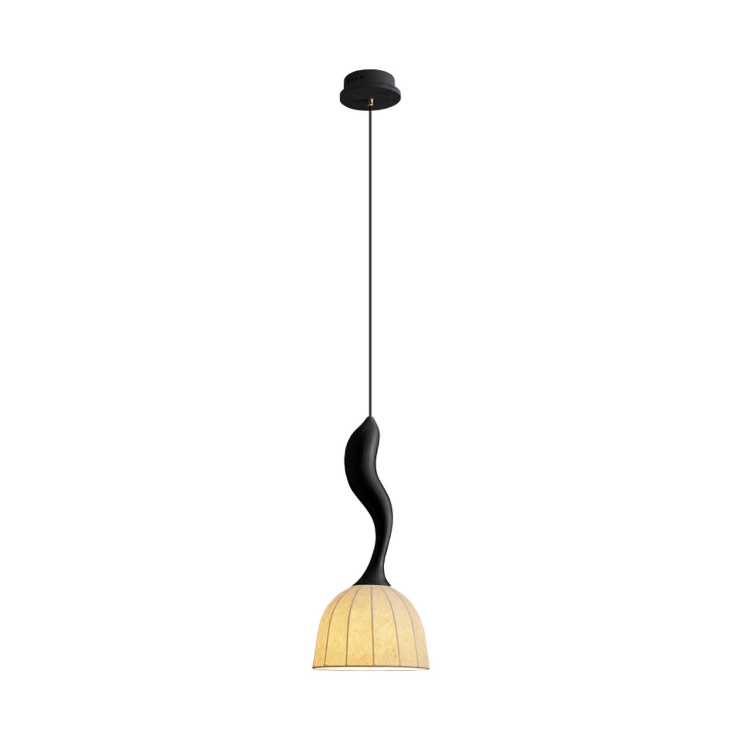 Colire Creativity Pendelleuchte aus Gedrehtem Holz-Letslighting