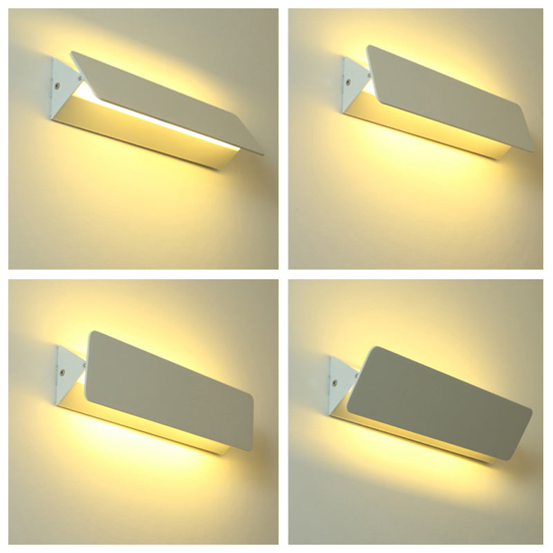 Ray Modern Wandleuchte Innen Weiß Wohnzimmer/Garten Metall