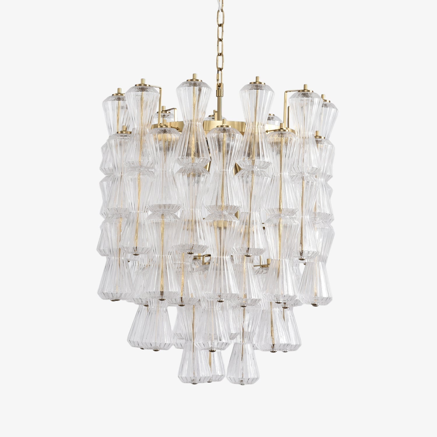 Aurora Chandelier Murano Glass Floral Cascade - Neutralighting