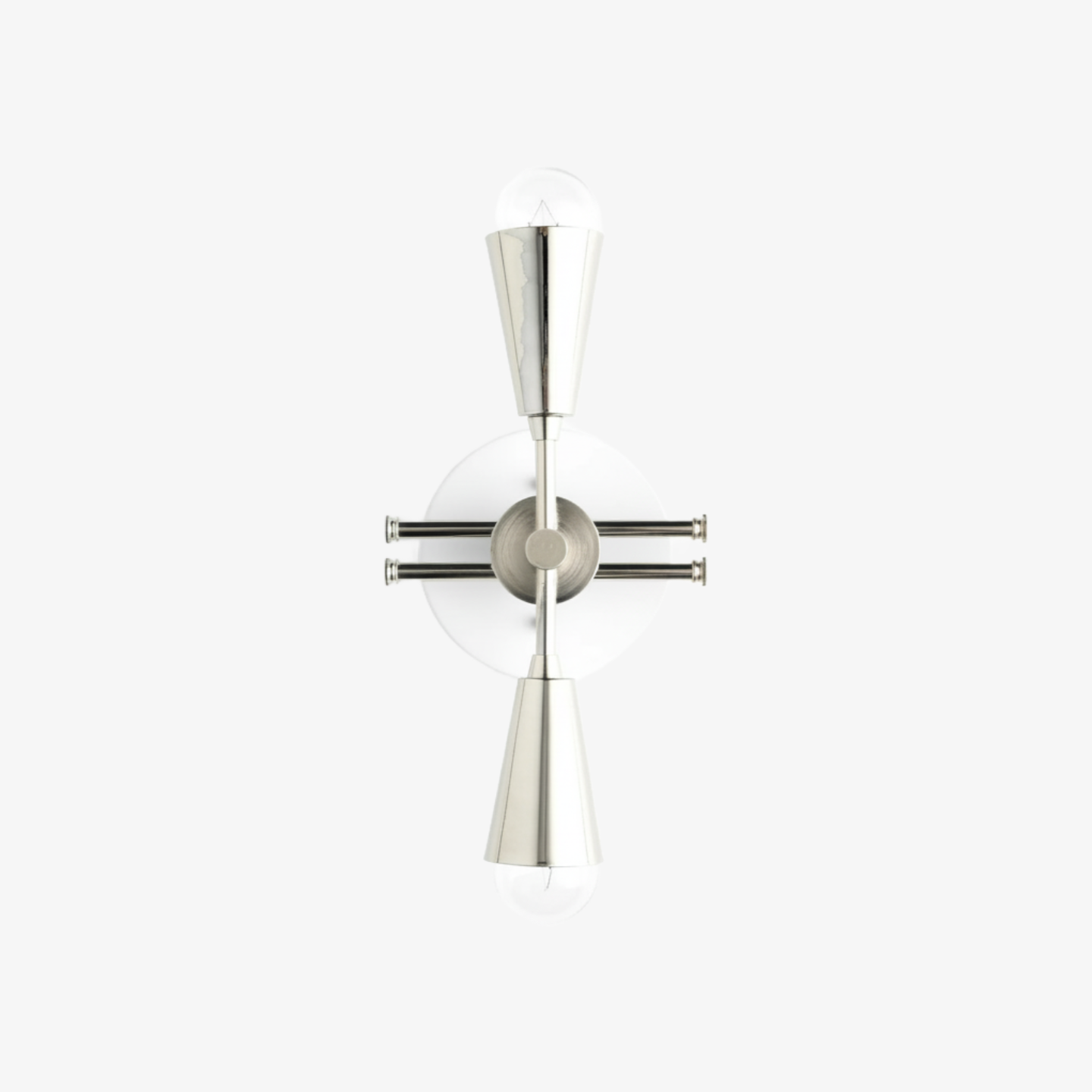 Pyralis Cone Art Deco Messing Wandleuchte - Industrielle Vanity Light