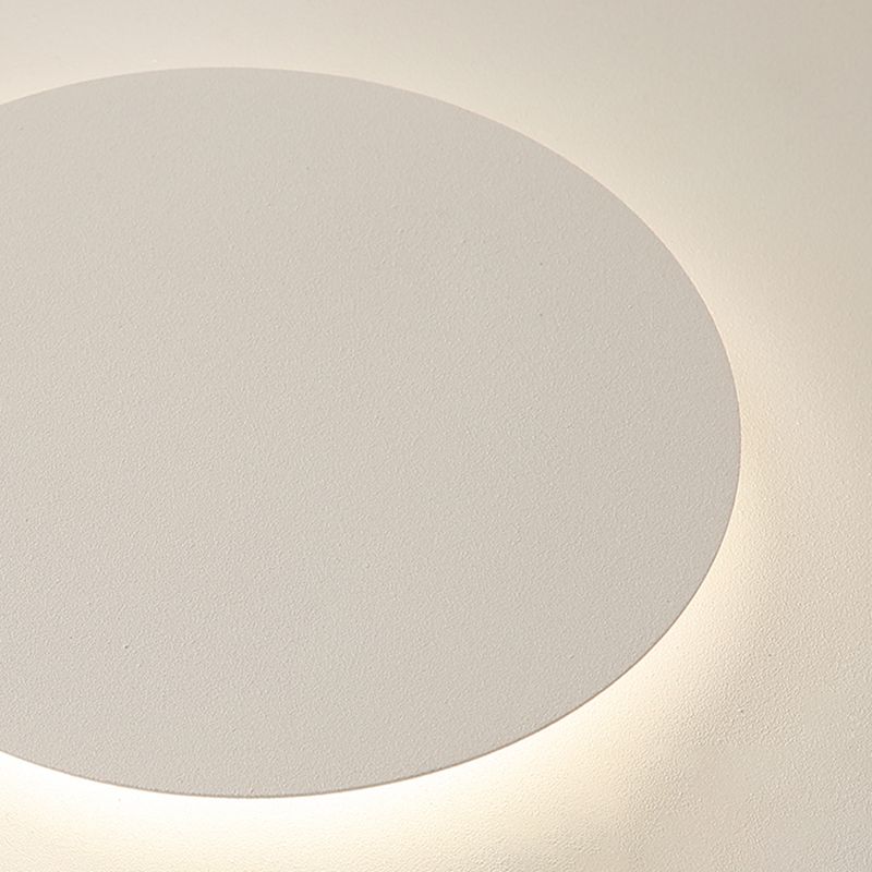 Quinn Modern Rund LED Deckenleuchte Weiß Wohn/Schlafzimmer
