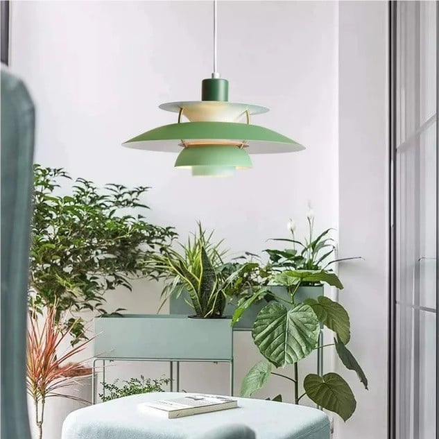 Aria Macaron Schirm Pendelleuchte, 15 Farben