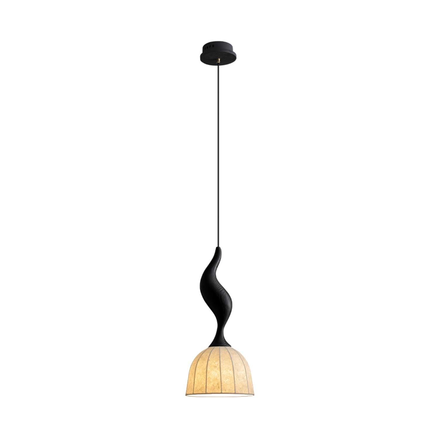 Colire Creativity Pendelleuchte aus Gedrehtem Holz-Letslighting