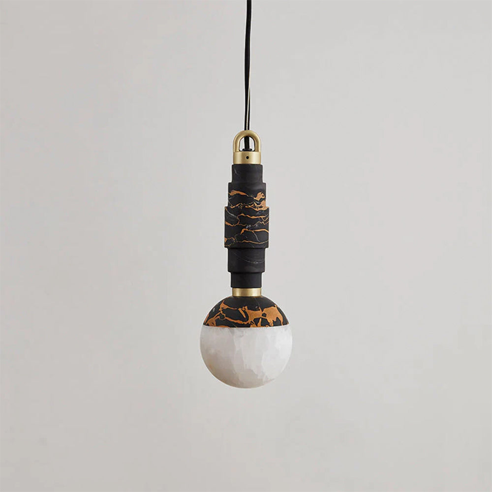Vevinir Marmor Alabaster Pendelleuchte-Letslighting