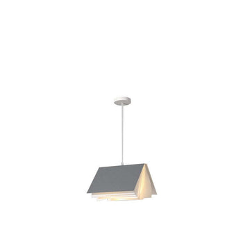 Arisha Design LED Pendelleuchte Weiß Schlafzimmer/Wohnzimmer Stoff