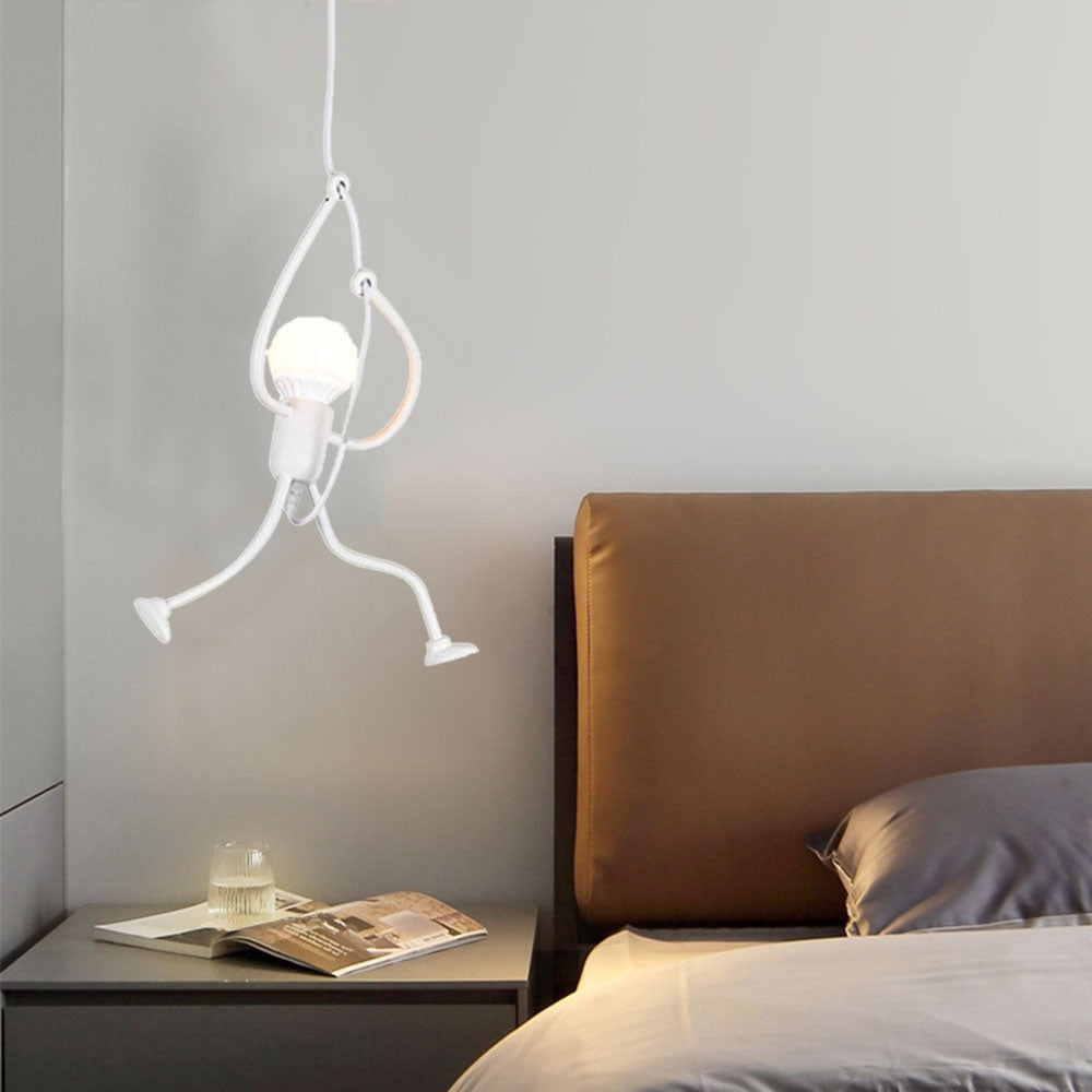 Silva Retro Modern LED Pendelleuchte Schwarz/Weiß, Esstisch
