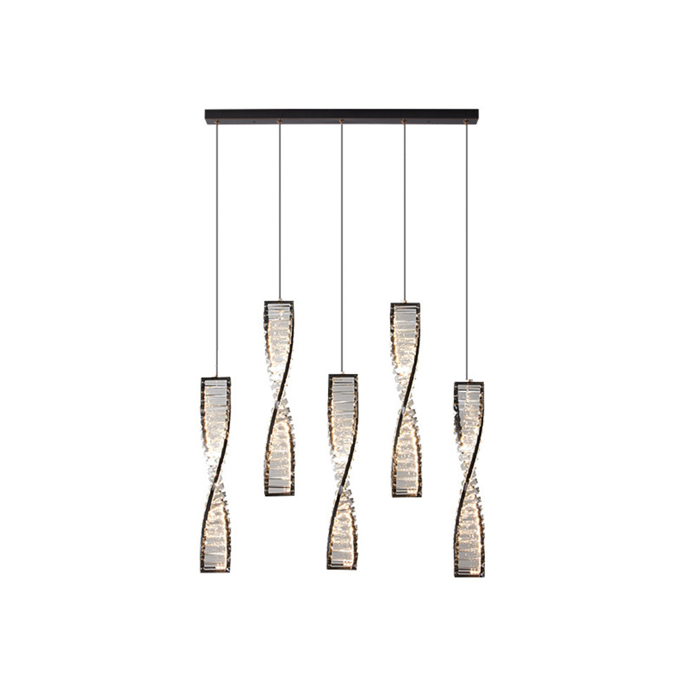 Kristy Moderne LED Pendelleuchte Schlafzimmer/Wohnzimmer Kristall