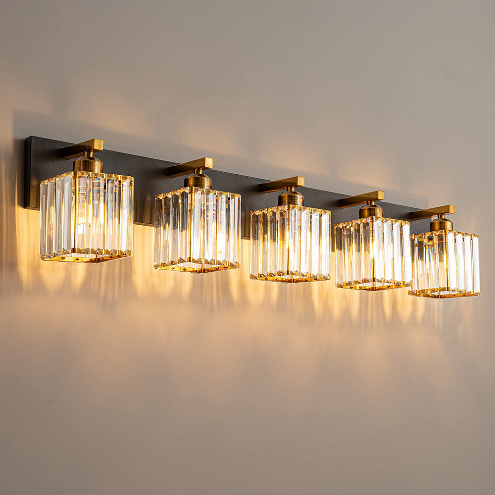 Kristy Design LED Wandleuchte Zweiflamming Kristall Badezimmer