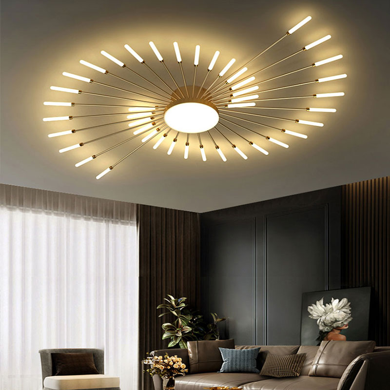 Arisha Deckenleuchte Feuerwerk  Modern Design LED  Wohnzimmer Schlafzimmer