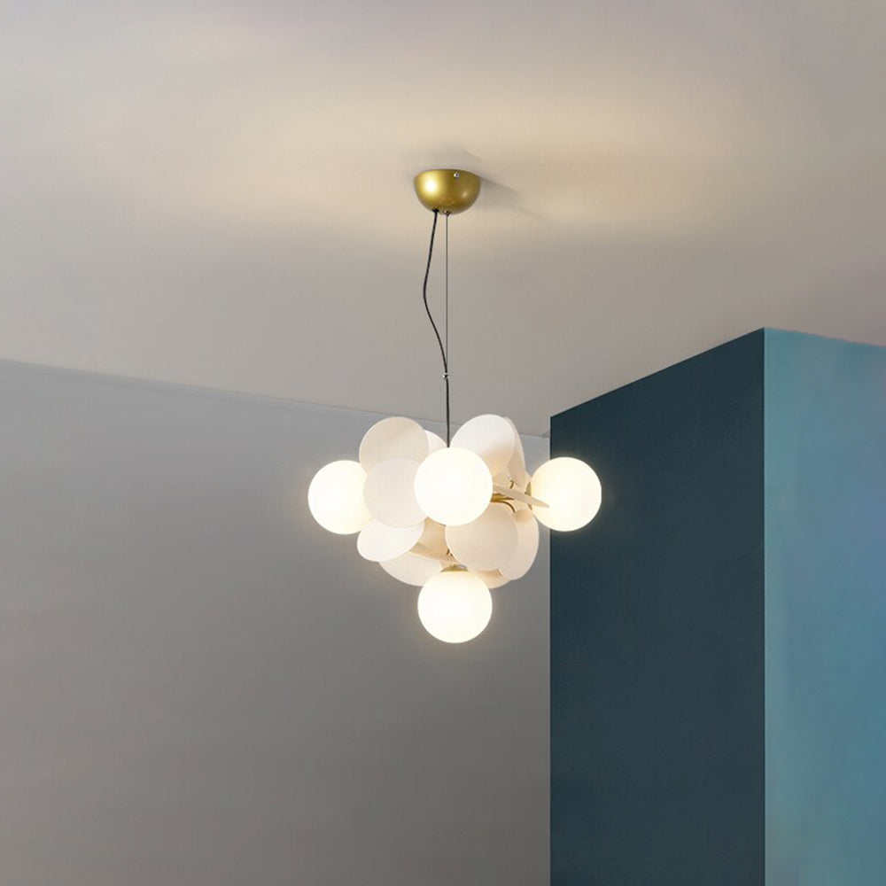 Aria Modern Kronleuchter Weltkugel Kinderzimmer, Mehrfarbig, Metall-Letslighting