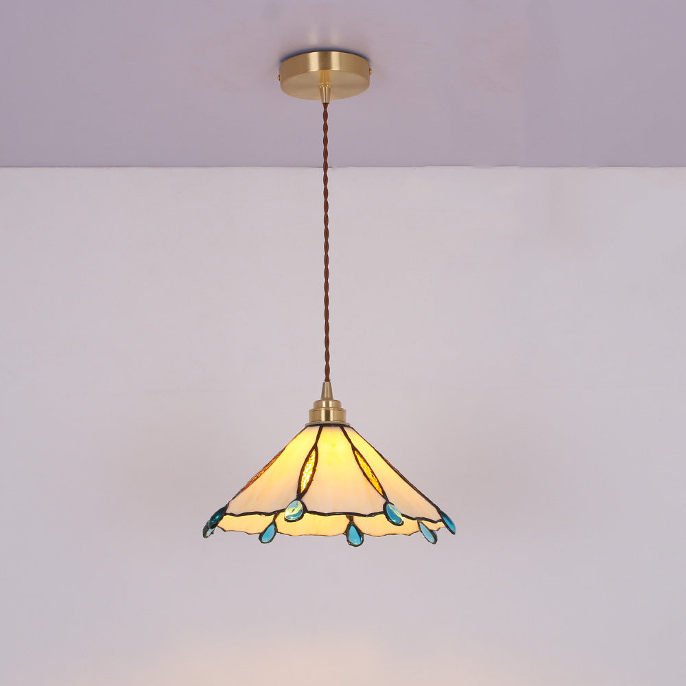 Arisha Vintage Pendelleuchte Metall/Glas Schlafzimmer/Wohnzimmer/Flur