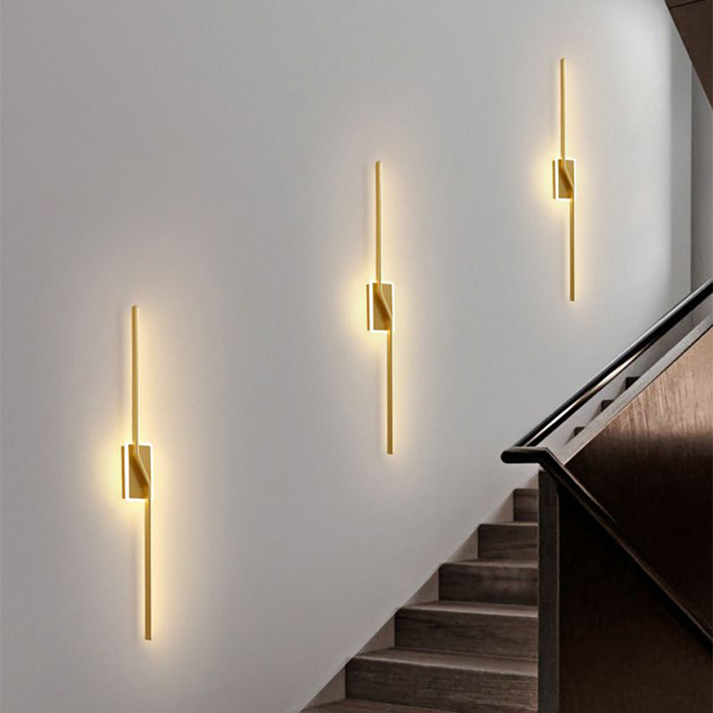 Arisha Minimalistische LED Wandleuchte Gold Schlafzimmer/Esszimmer/Badezimmer
