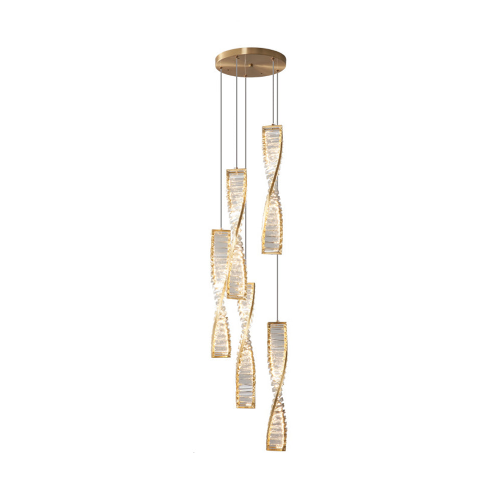 Kristy Moderne LED Pendelleuchte Schlafzimmer/Wohnzimmer Kristall