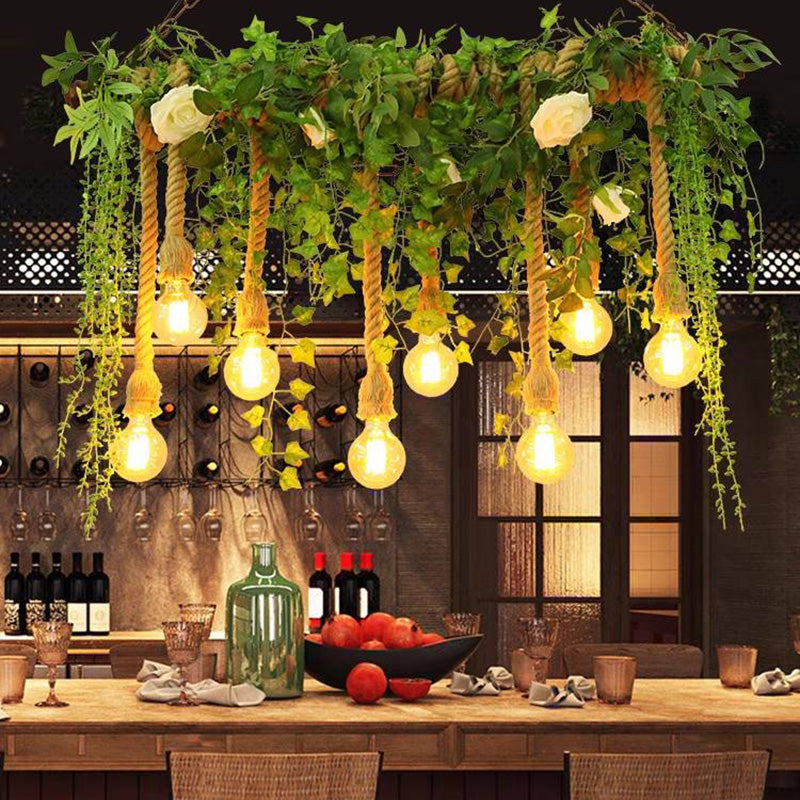 Ritta Pendelleuchte Natur Grün Wohn/Schlaf/Esszimmer-Letslighting